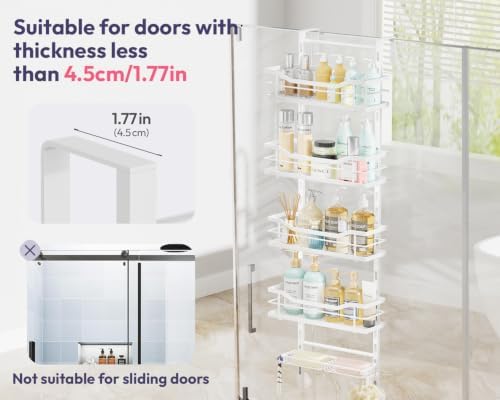 SWTYMIKI Over the Door Shower Caddy - Image 7
