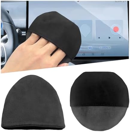Ohleats 2PCS Car Screen Cleaner, Microfiber Cleaning Pad, Triangle+Round by Ohleats