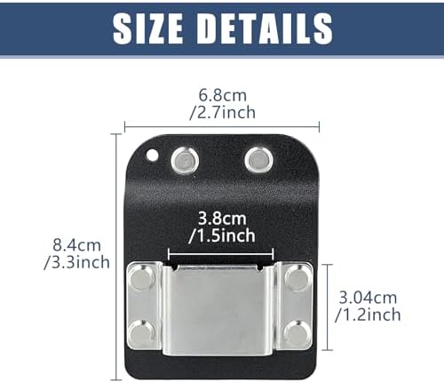 Drill Holder Belt Clip for Tool, Tape Measure Holder for Belt, Quick Grab or - Image 2