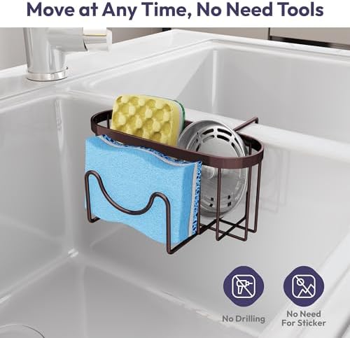 SWTYMIKI Sponge Holder for Kitchen Sink - Image 4