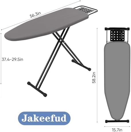 Jakeefud Full Size Ironing Board 47" X 15" - Image 5