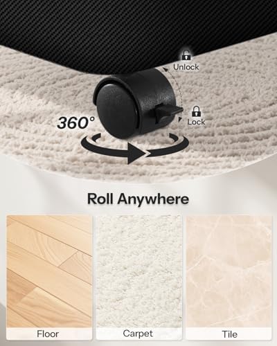 Double Laundry Basket with Wheels and Lid, 150L Clothes Hampers - Image 3