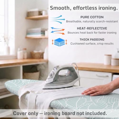 Extra Thick Ironing Board Cover 15x54 Standard Size, Padded Heat Reflective - Image 3