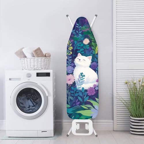 Kitten Ironing Board Covers Standard Size Leaf Ironing Board Padded Cover - Image 3