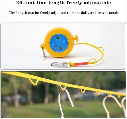 Portable Clothesline Indoors Outdoors Windproof and Slip-Resistant - Image 2