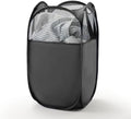 TECHMILLY Pop Up Foldable Laundry Basket, Mesh Laundry Hamper by TECHMILLY
