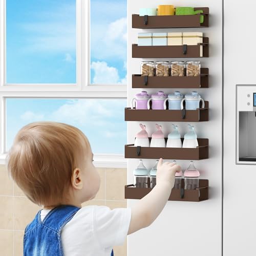 HuggieGems 6 Pack Magnetic Spice Rack Organizer - Image 7
