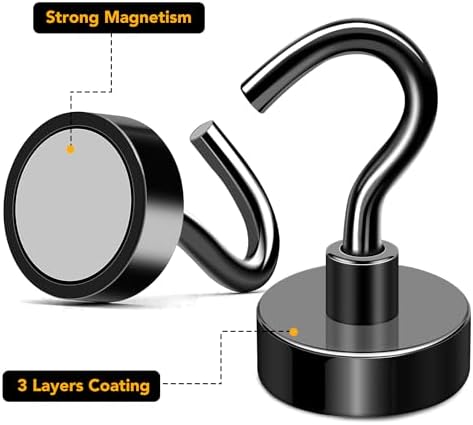TRYMAG Magnetic Hooks for Cruise Cabins, 36 Pack - Image 5