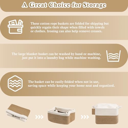 Goodpick Woven Rope Storage Basket - Image 7