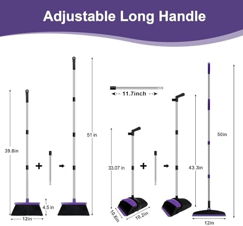 Broom and Dustpan Combo Set - Image 2