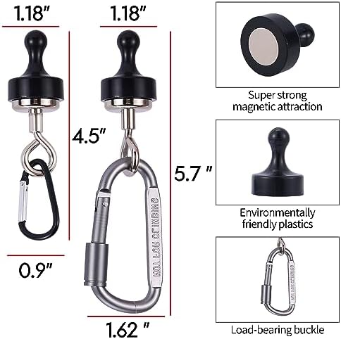 Magnetic Hooks for Canopy, Magnet Clip Hanger - Image 4