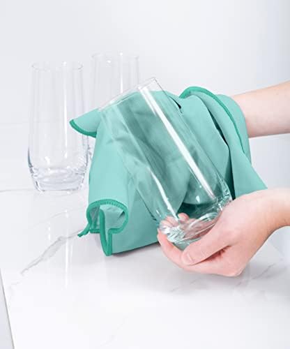 Superio Microfiber Window Cleaning Cloth, Mirror & Glass Miracle Cloth Lint & - Image 6