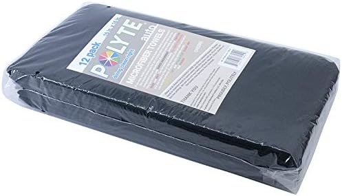 POLYTE 300 GSM Multipurpose Microfiber Cleaning Towel, 16x16 in, 12 Pack - Image 6