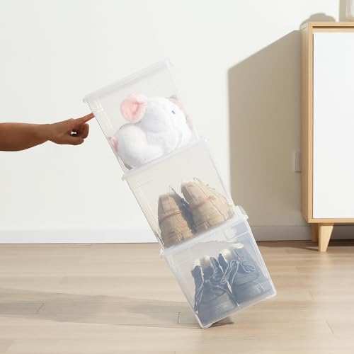 novelinks 6 Pack 22QT Plastic Storage Bins - Image 5