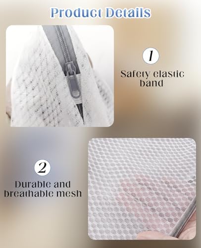 4 Pcs Mesh Hanging Laundry Bag - Image 5