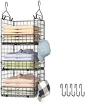 Sonyabecca 3-Tier Closet Organizers and Storage, Foldable Stackable Wire Basket by Sonyabecca