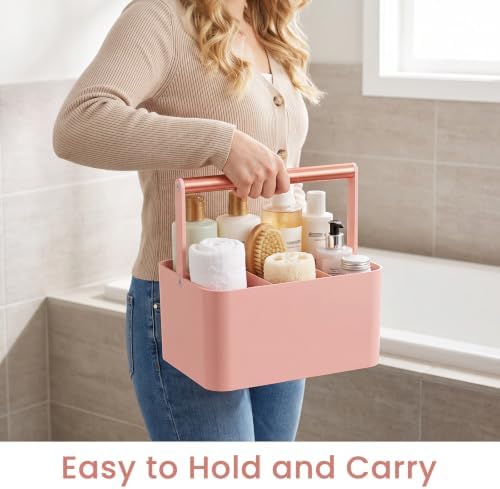 Pink Shower Caddy Portable: Plastic Bathroom Caddy Organizer - Image 4