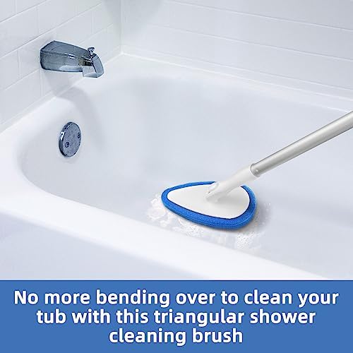 Qaestfy Shower Bathtub Tub Tile Scrubber Cleaning Brush - Image 5