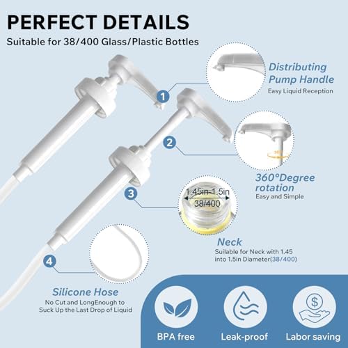 5 Gallon Bucket Pump Dispenser, Coffee Syrup Pump - Image 5