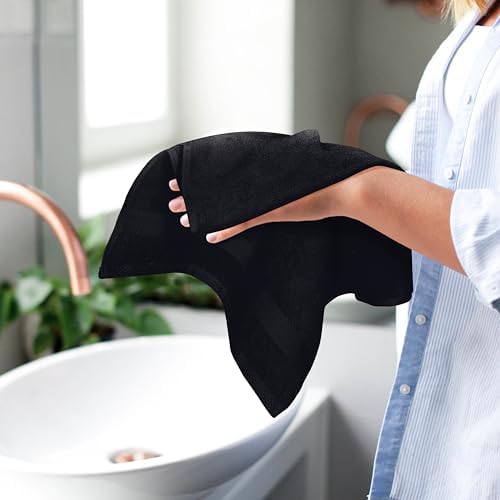 GLAMBURG Ultra Soft 6-Piece Hand Towel Set 16x28-100% Ringspun Cotton - Image 5