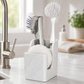 Spacewiser Silicone Sink Caddy – Sponge Dish Brush Holder by Spacewiser