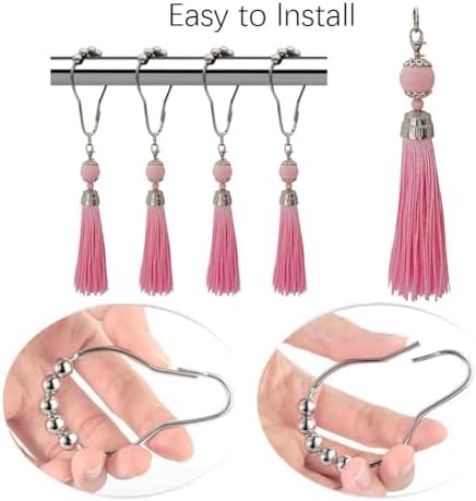 Boho Shower Curtain Hooks Set of 12 - Image 3