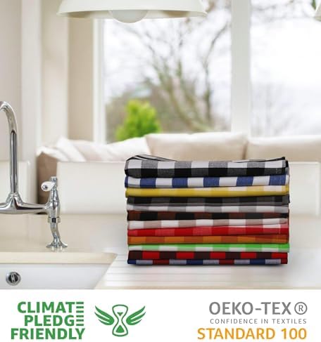 Urban Villa Kitchen Towels Cotton Dish Towels 20”x30” Multi - Image 2