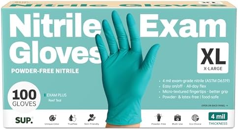 SUP Powder-Free Nitrile Exam Gloves by SUP