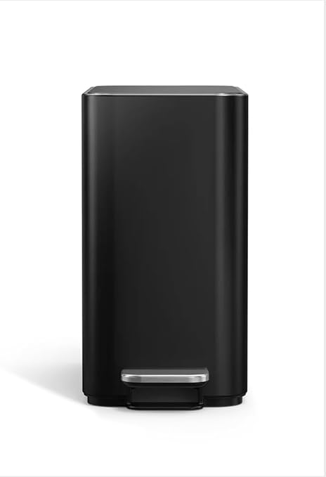 simplehuman Slim Step Can, 9L / 2.4 Gallon Primary Bathroom Trash Can, Liner by Unknown