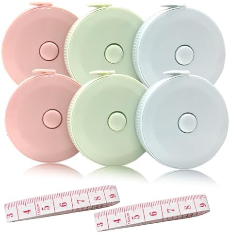 60IN Retractable Tape Measure*6+Soft Measuring Tape by SmaringRobot