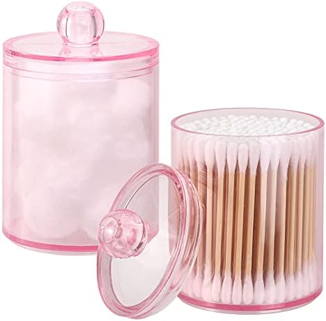 Tbestmax 2 Pack Qtip Holder Bathroom Jars Canisters by Tbestmax