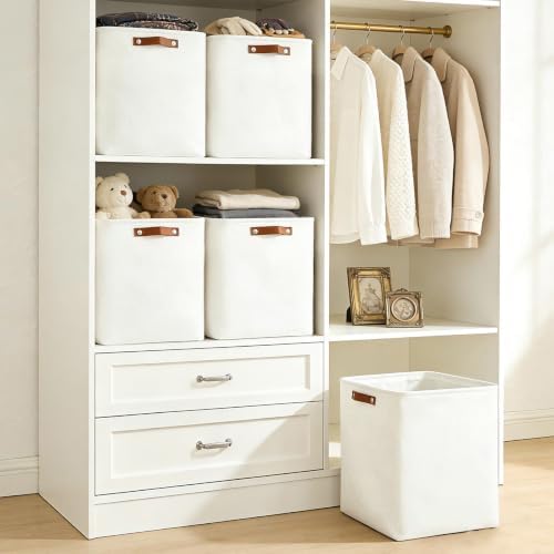 Bagnizer Large Fabric Storage Baskets | 50L Storage Bins, Decorative Linen - Image 2