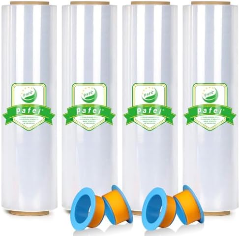 18" x 1500' Plastic Stretch/Shrink Wrap Roll by Unknown