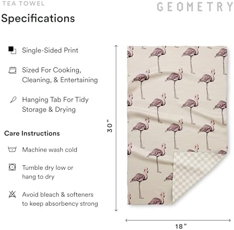 GEOMETRY Tea Towels – Spring & Summer Collection – Quick-Dry, Ultra-Absorbent - Image 6