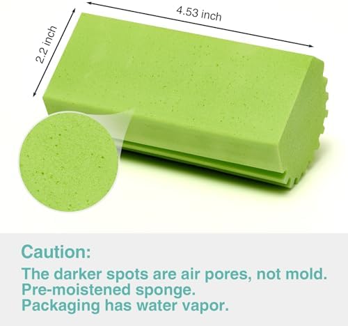 4 Pack Damp Dusting Sponge Duster, Reusable Household Cleaning Sponge Tool - Image 6