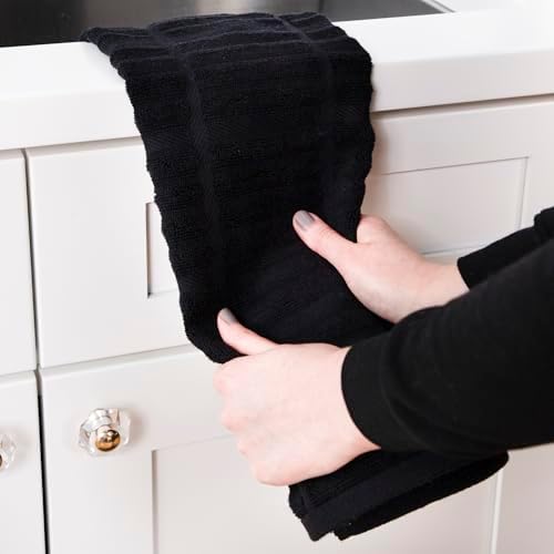 All-Clad Solid & Coordinate Kitchen Towels: Highly Absorbent, Super Soft Long - Image 4