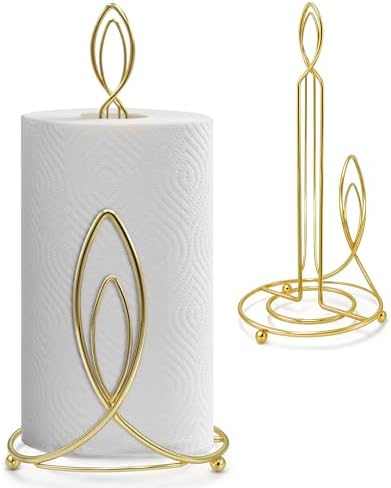 Candle Shaped Paper Towel Holder, Countertop-Decorative Farmhouse Tissue Paper by Megier