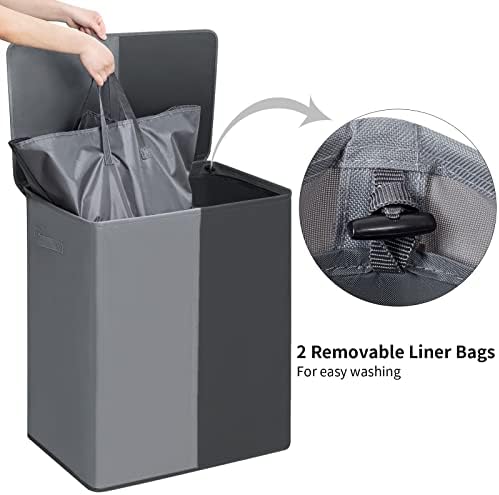 WOWLIVE Double Laundry Hamper - Image 4