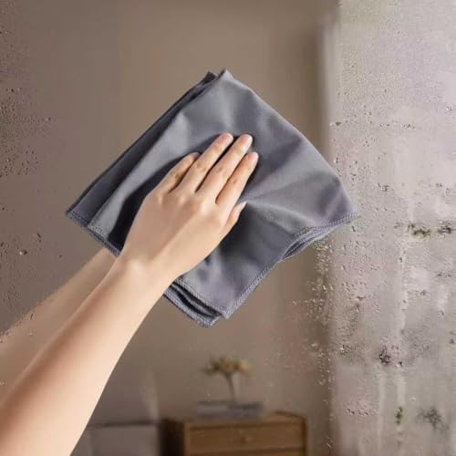 Microfiber Glass Cleaning Cloth 8 Pack, 16 Inch x 12 Inch, Lint Free Quickly - Image 2