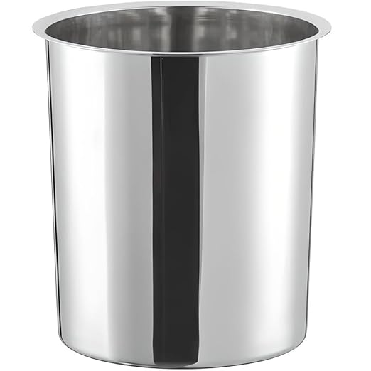 OCS Parts 6-Pack 8.25 Quart Bain Marie Pot | 9-5/8" x 7-3/8" Stainless Steel Pot for Warm or Cold Food, Sauces, Soups, or Organizing Cooking Utensils