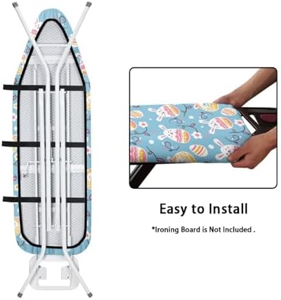 Flashideas Cute Bunny Ironing Board Cover and Pad Standard Size Ironing Board - Image 5