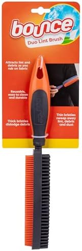 Bounce Lint Brush Duo, Dislodge and Sweep Away Debris, and Dust, Dual-Sided by Bounce