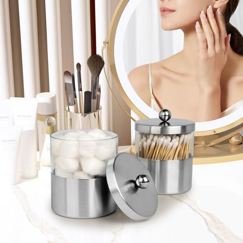 Gaussra Apothecary Jars, Qtip Holder, Bathroom Jar - Image 6