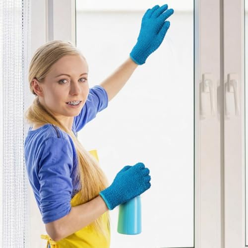 Patelai 12 Pairs Microfiber Dusting Gloves - Image 2
