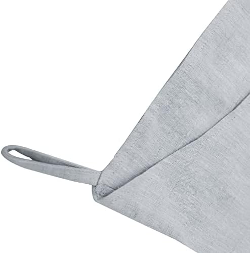Amazhiyu Pure Linen Over The Door Laundry Hanging Hamper Bag - Image 4