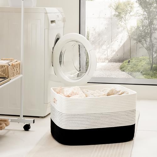 Artfeel Blanket Basket, Rectangle Woven Baskets - Image 3