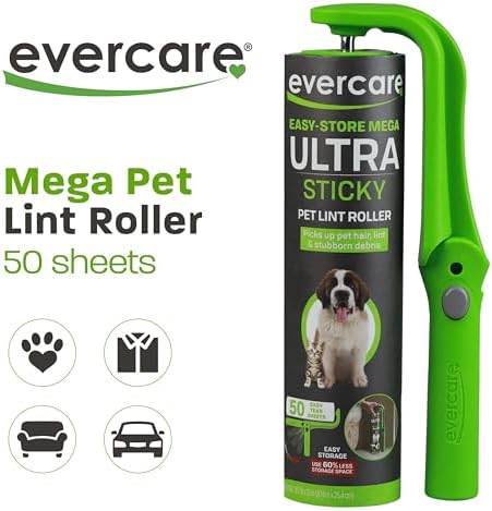 Evercare Easy-Store Mega 50 Layer Handheld Pet Lint Roller - Image 2