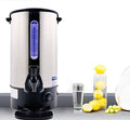 INTBUYING Stainless Steel Large Capacity Commercial Office Kitchen Hot Water Dispense Boiler Instant Boiling Machine Heater Electric Kettle Temperature Control for Coffee Tea with Faucet Tap-12.9L