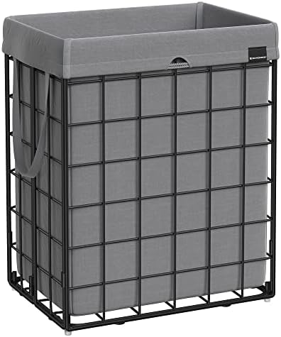 SONGMICS Laundry Hamper, Collapsible, 23.8 Gal. by Unknown