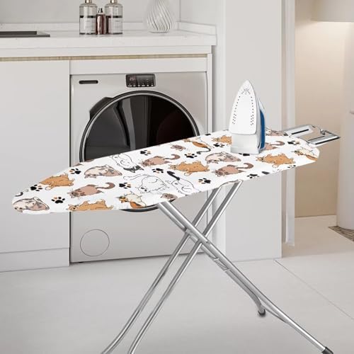 Cute Cats Print Ironing Board Cover Soft Ironing Board Cover, Non Stick Scorch - Image 2